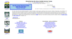 Desktop Screenshot of carbidecamps.net